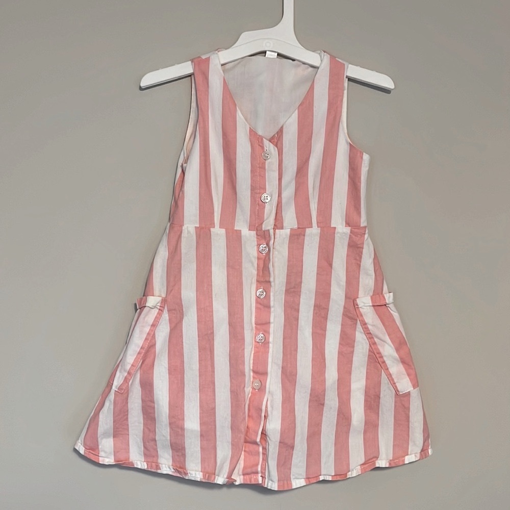 🎀2Y pink stripped dress